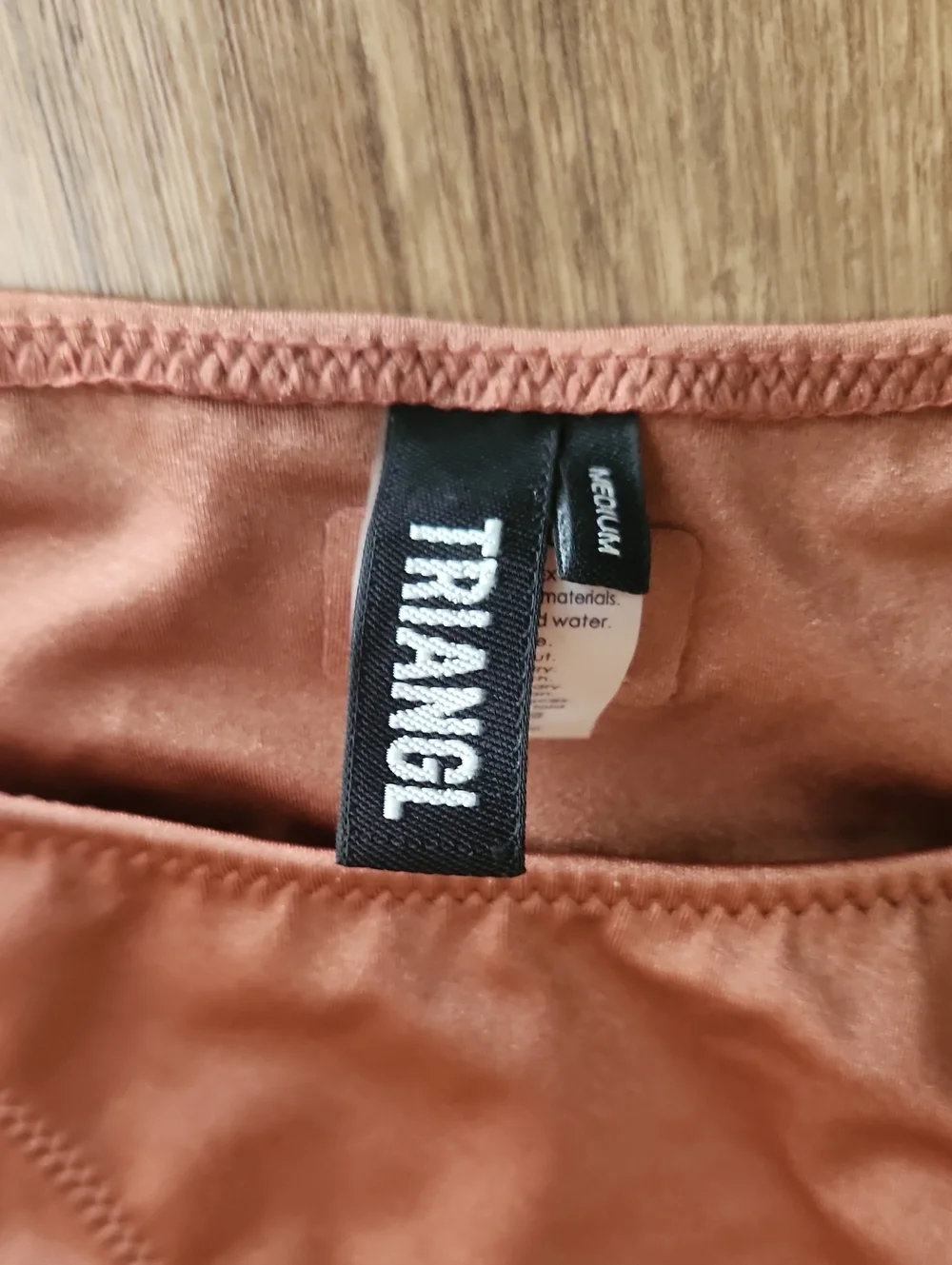 triangl swimwear Rust Tie-Side Bikini Bottom size Medium